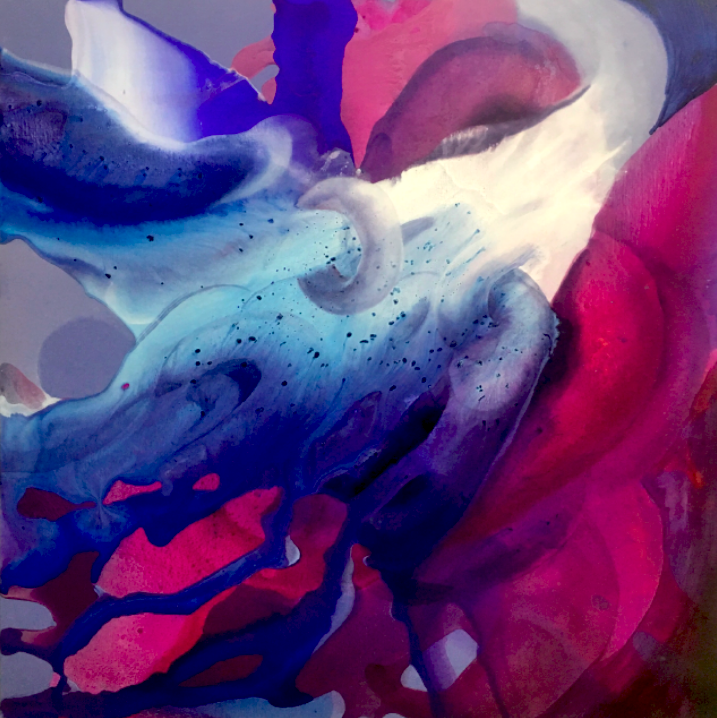 entanglement_13 oil on canvas 130 X 130 cm 2016