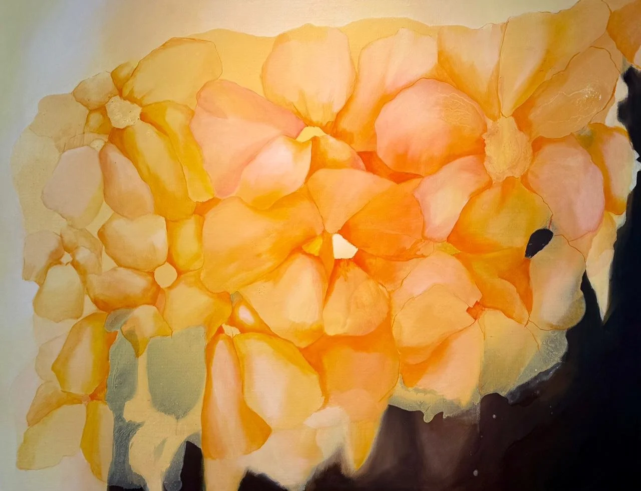 Momentariness_04, Oil on canvas, 46 X 112 cm, 2024