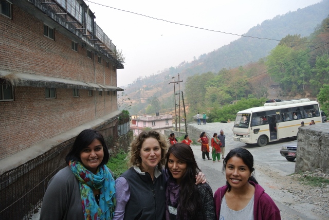 Strong determined women! Christa from Paris, Sheetal the English teacher and Meryna the Chartered Accountant. 