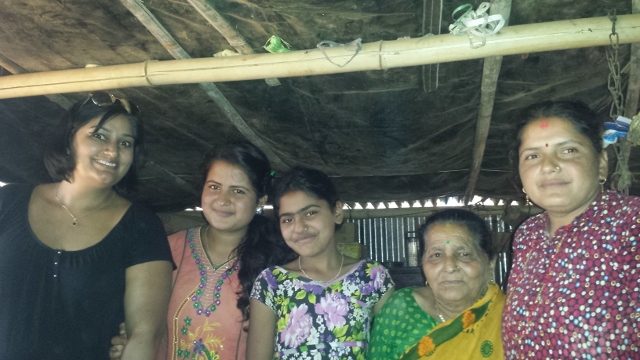 The lady on the right owned a small store that sold some candy and cookies, we walked almost 2 hours to her store for some cookies, she refused to let us pay because she said so many foreigners some to help she feels guilty taking money from them.