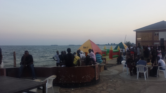 Lido Beach Resort on Lake Victoria in Entebbe.