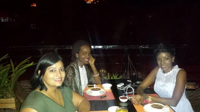 Marcella and Sabrina who adopted me in Kampala