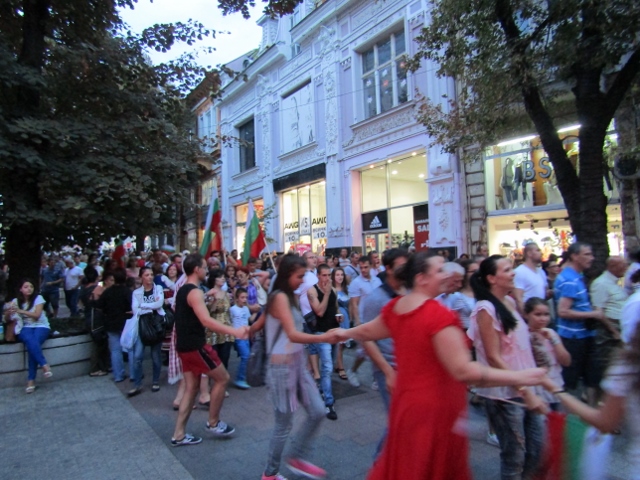 I danced down the old streets of Plovdiv with the rest of the Bulgarian to celebrate