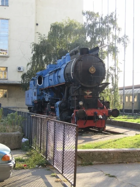 The train that carried Tito's body to Belgrade for funeral services