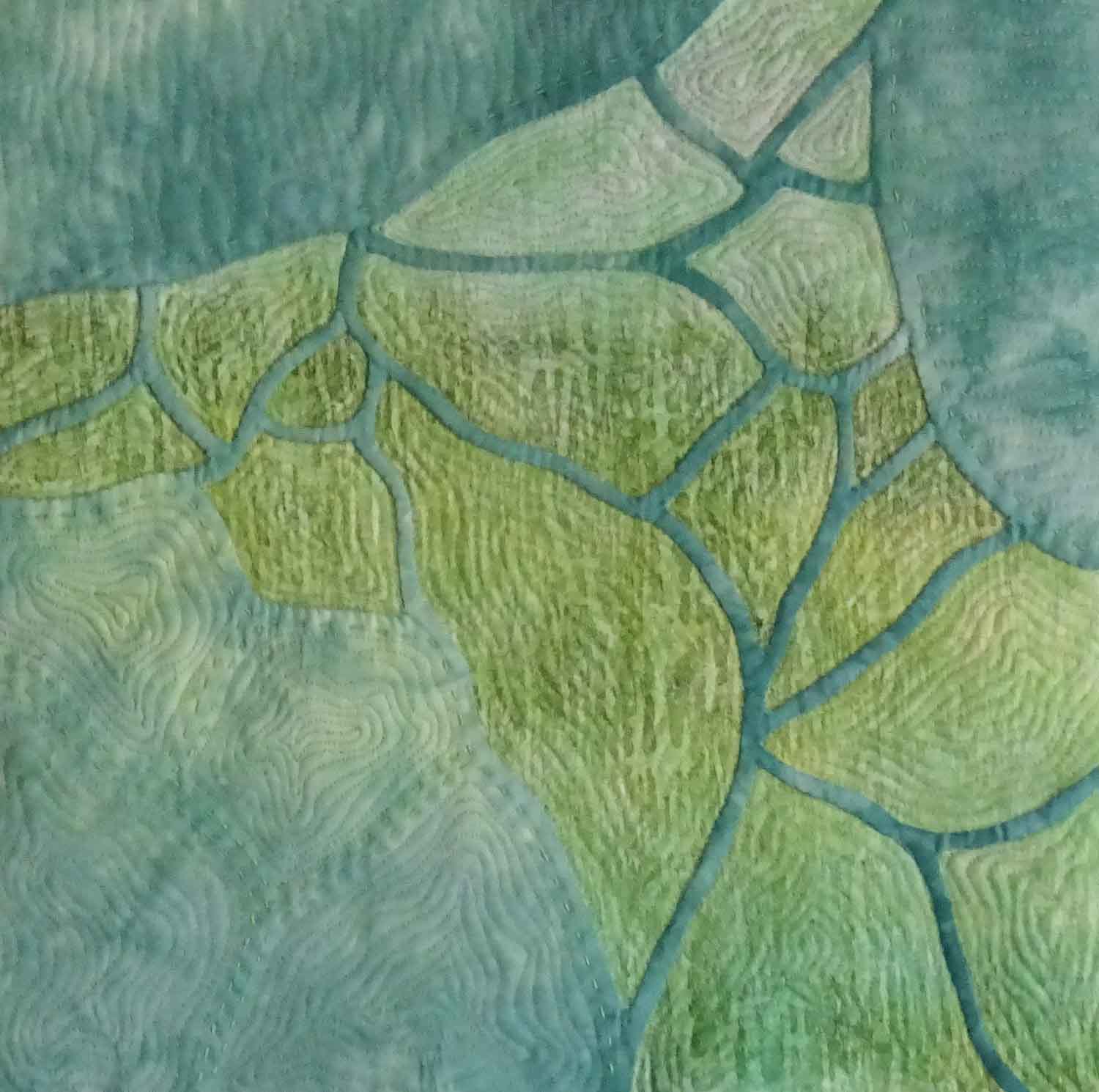  'Misty Morning' © Carolyn Collins 2017 12" x 12" 