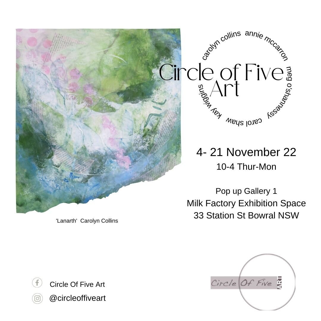 This last Sneak Peek is mine ... the Exhibition opens on Friday 4 November ... your can see all the works in this series on my website ... link in Linktr in bio.