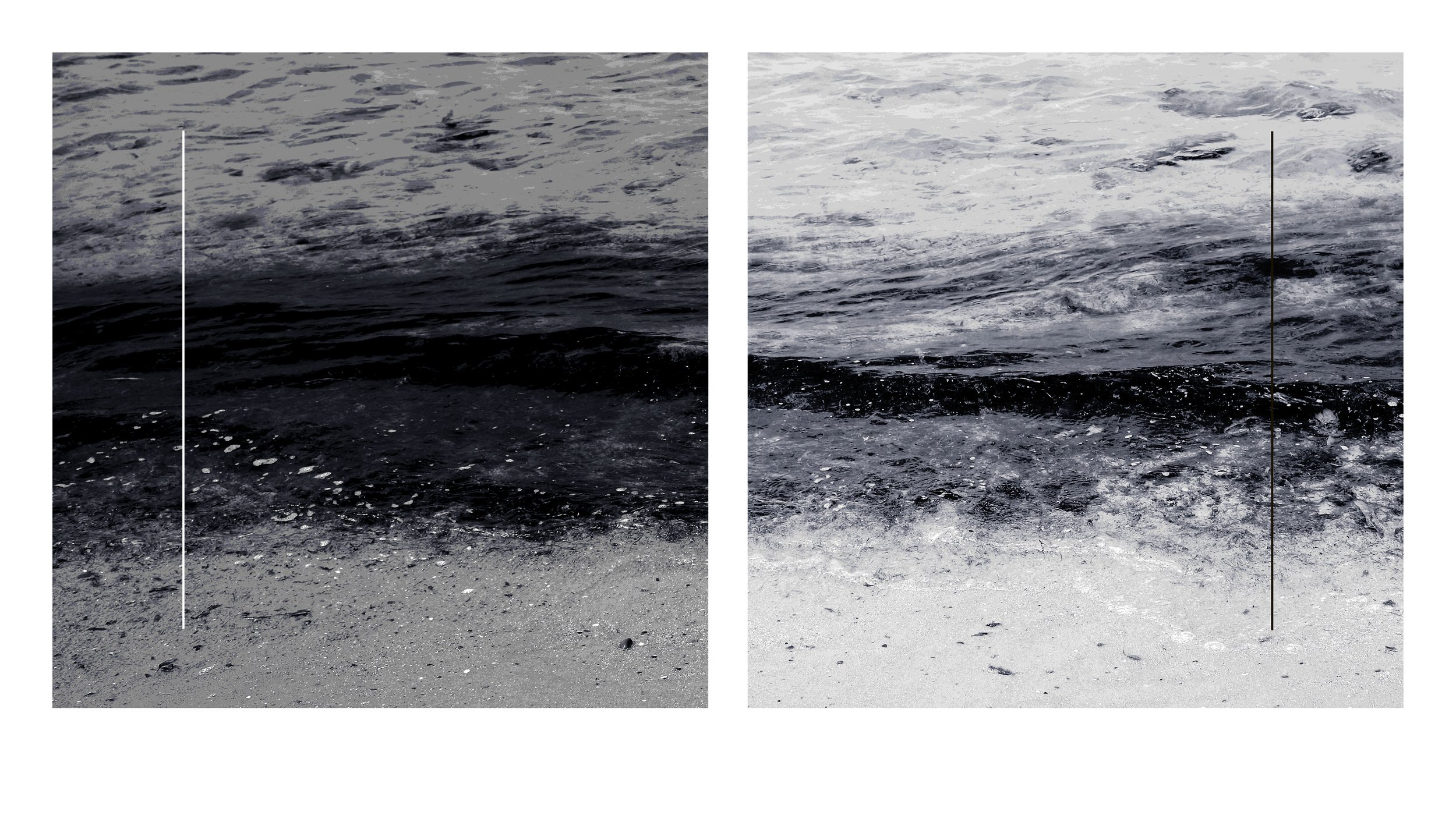 Slow Tide Archival Pigment Print on Hahnemuhle Paper (unique edition) 2 x 50 x 50cm
