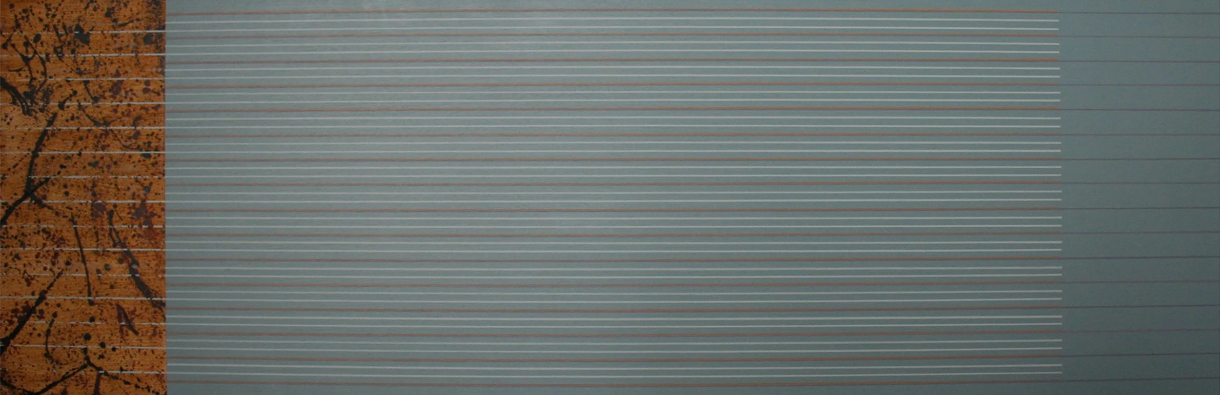     Tide/Line II   Acrylic on MDF  100 x 32cm           