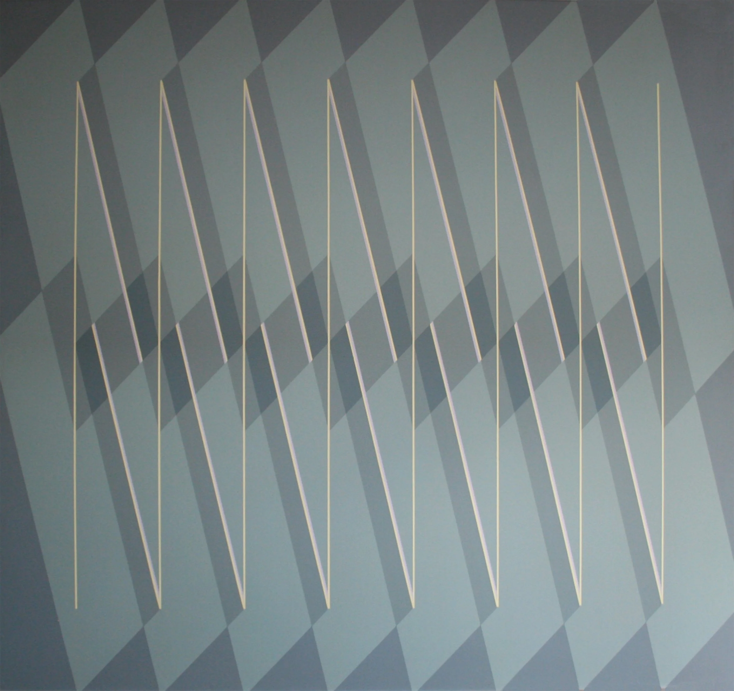     Oblique/Oblique   Acrylic on Board  172 x 161cm           