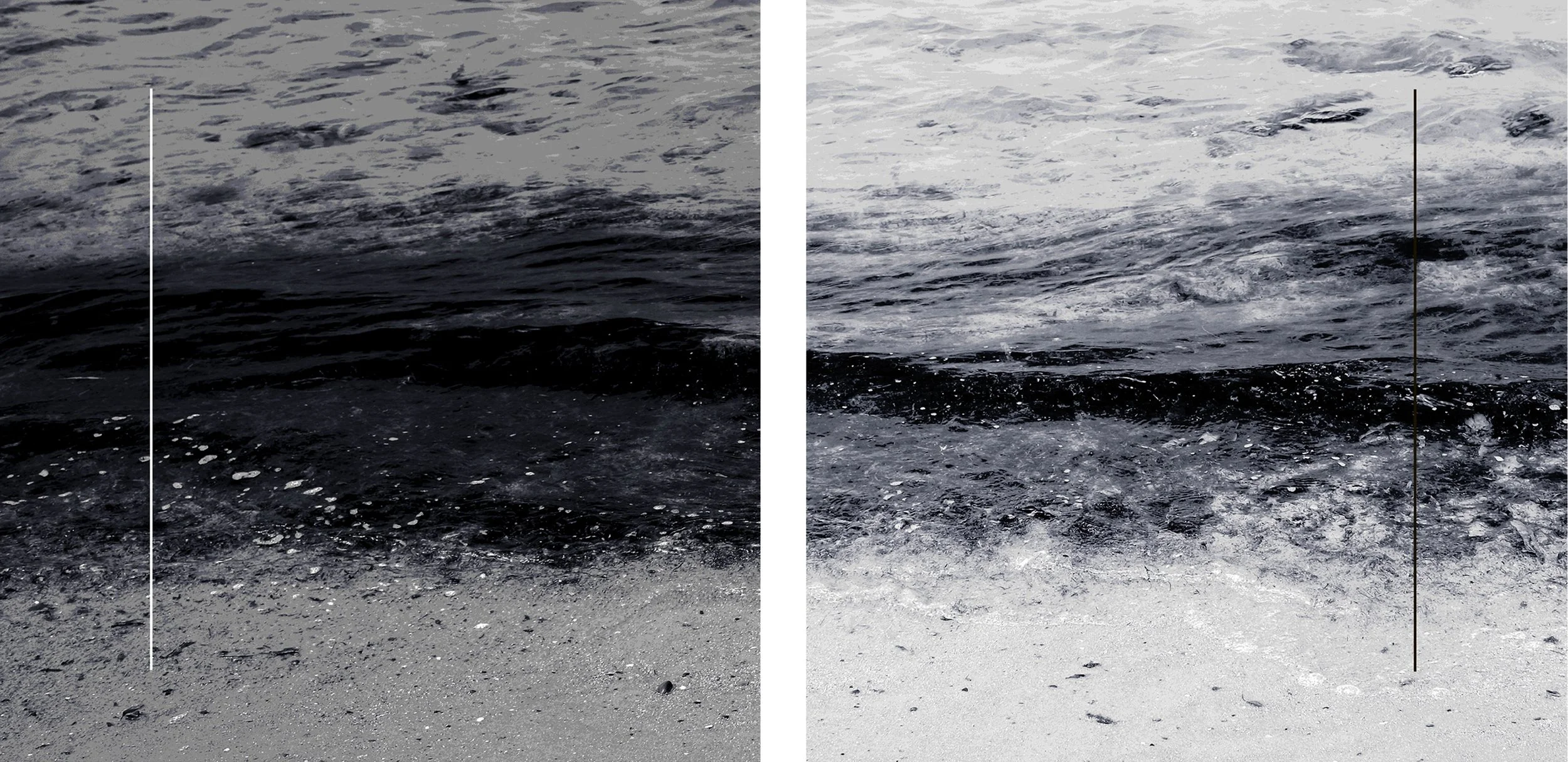     Slow Tide   Archival Pigment Print on Hahnemuhle Paper  (unique edition)  2 x 50 x 50cm  Private Collection             