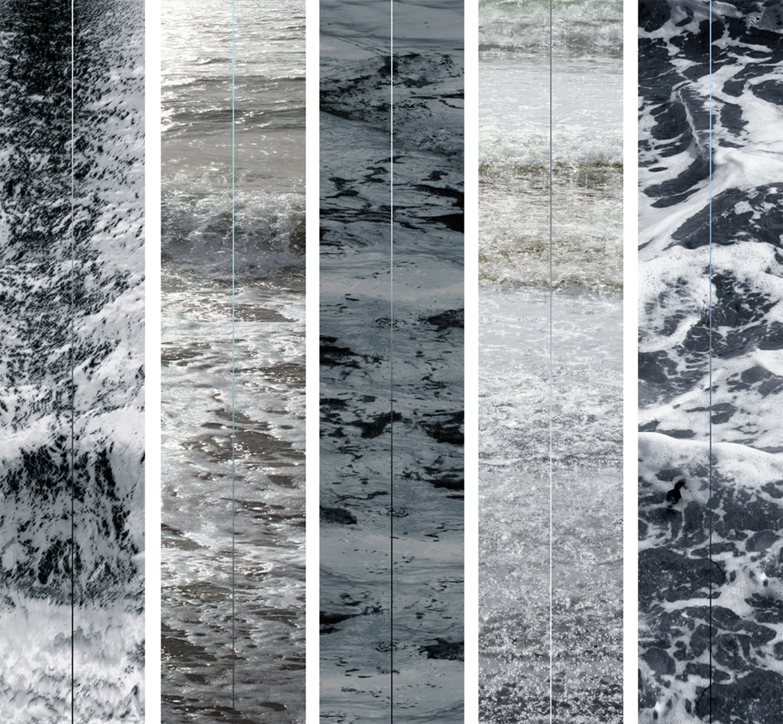     Coast/Line   Five Archival Pigment Prints on Hahnemuhle Paper  (unique edition)  5 Prints (each 110 × 29cm)            