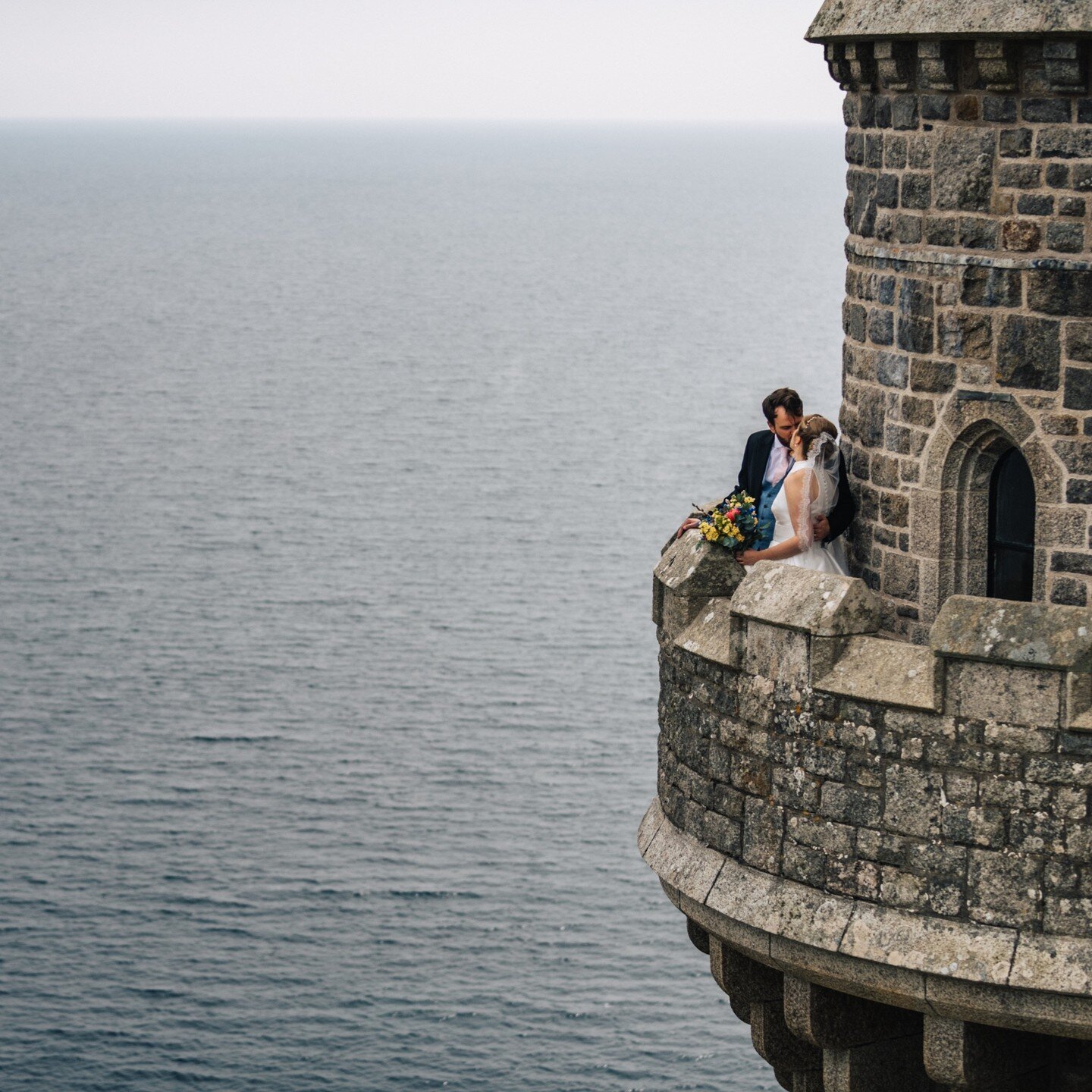 married on the mount #castlewedding #stmichaelsmount #cornwallwedding #cornwallweddingphotographer