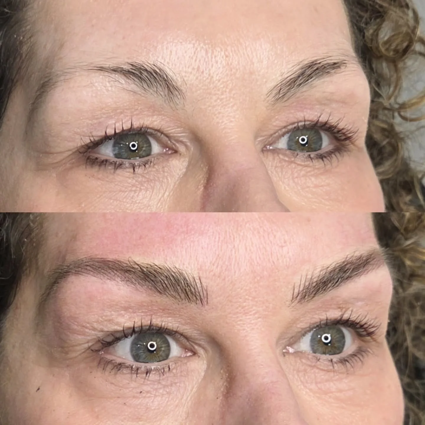 A beautiful &amp; soft microblade &amp; shade mix.
Blending her natural brow hair seamlessly into the natural looking tattoo ❤️

#microblading #eyebrows #browtattoo #wynyard #permanentmakeup powderbrows