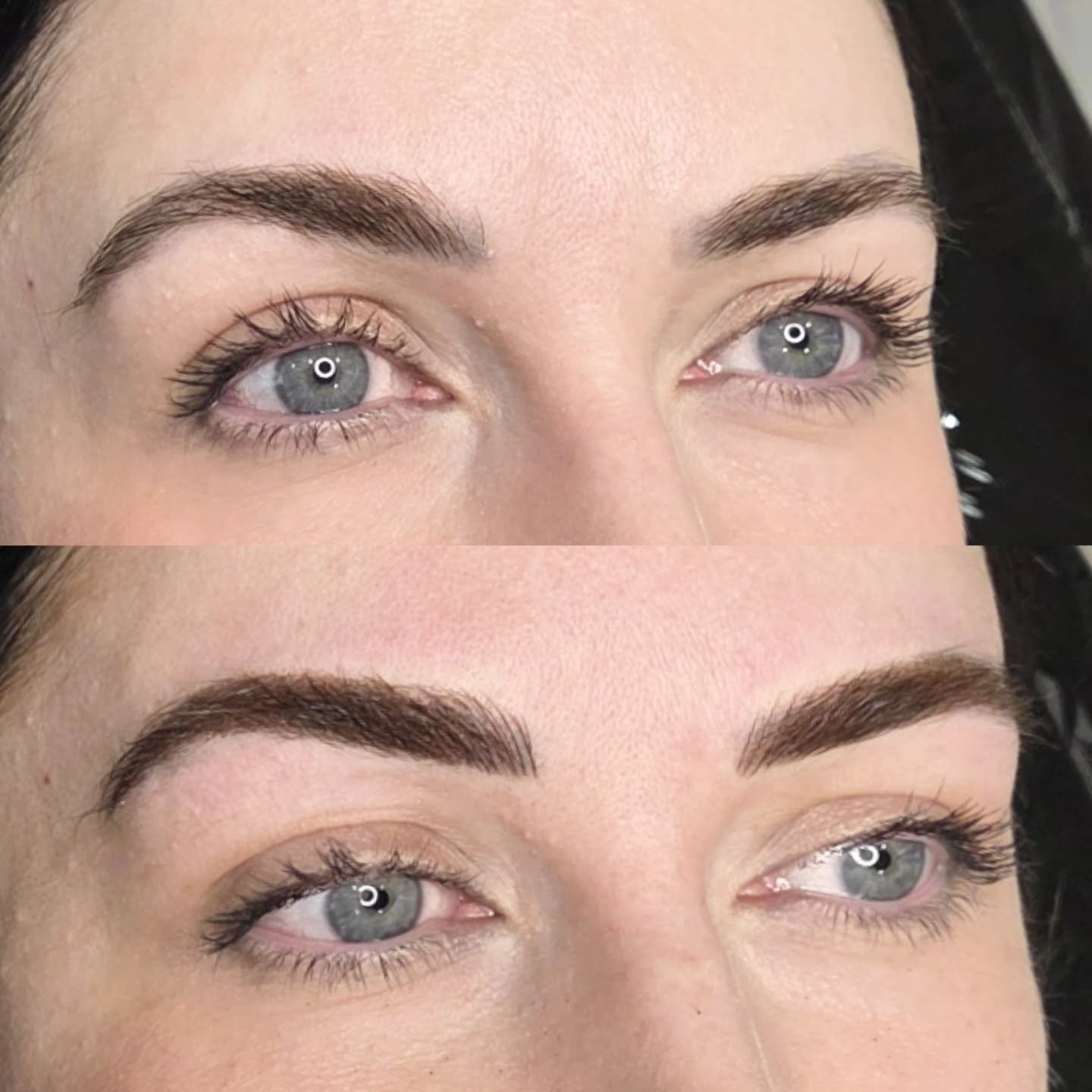 Sharpening up some already full brows and a faded brow tattoo with a fresh set of combination beauties 😎

#microblading #eyebrows#browtattoo #wynyard #permanentmakeup