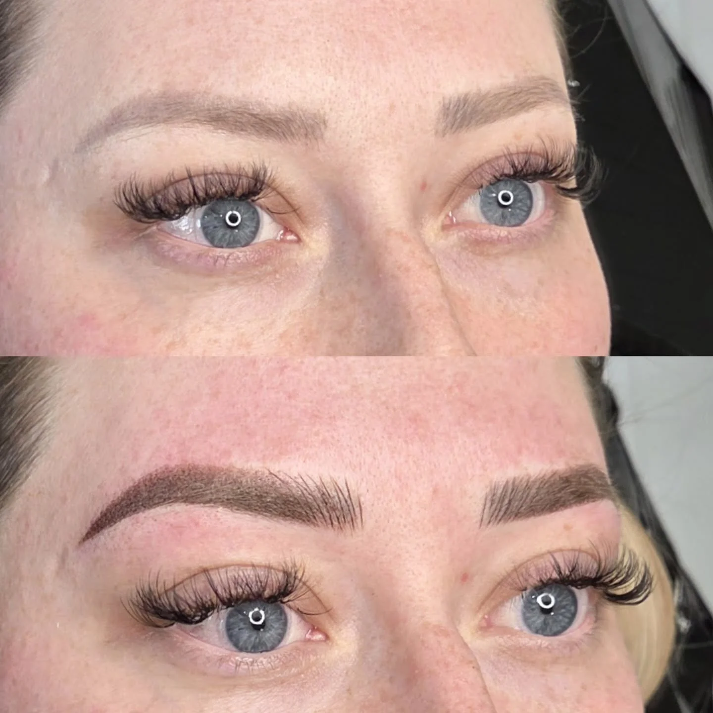 A total brow refresh ✨ 

It's been 4 years since I tattooed this client and her brows are almost completely gone, so she's back for a new set of gorgeous combination brows👌

#microblading #eyebrows #browtattoo#wynyard #spmu