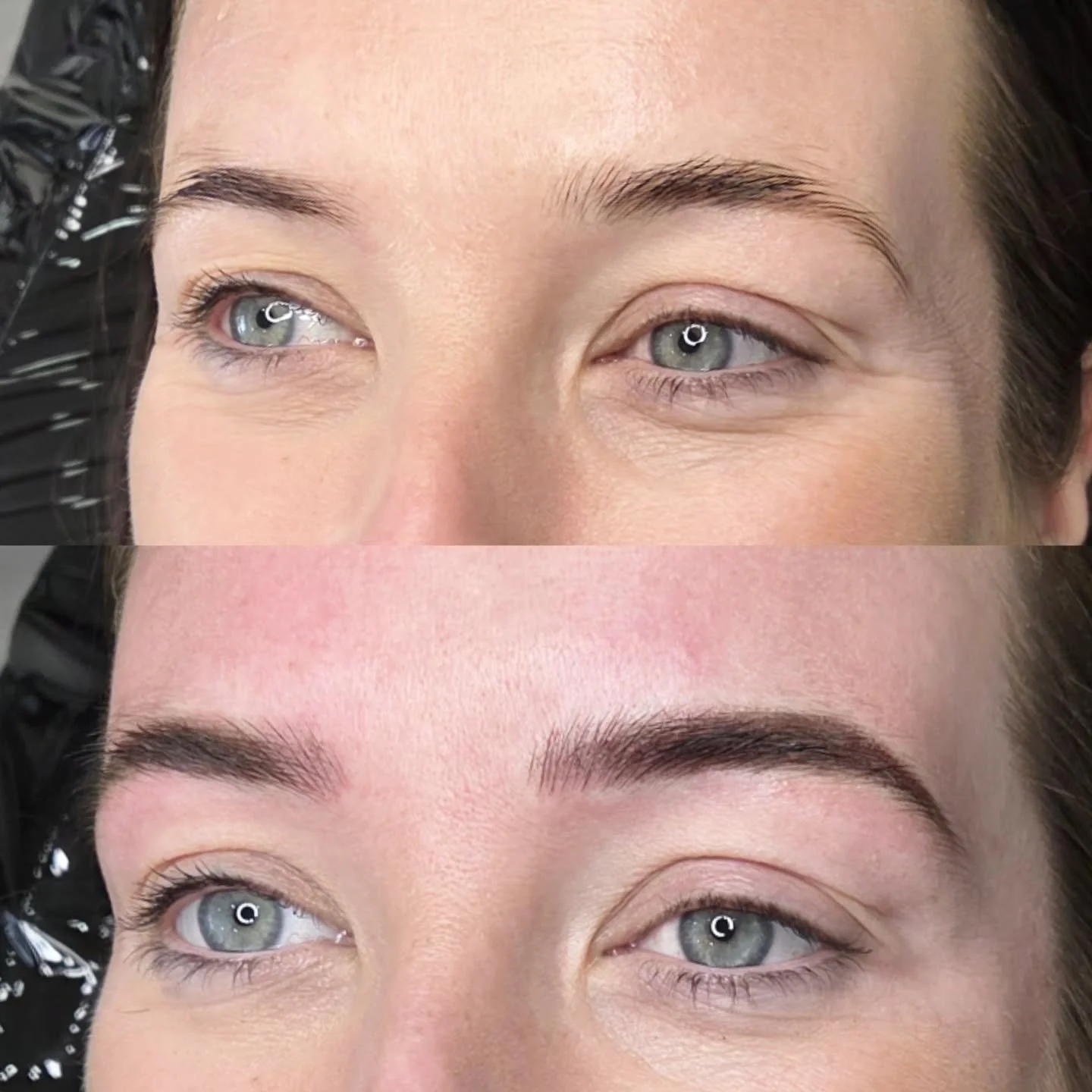 A super pretty, soft combination brow - beautiful delicate strokes leading into soft powder shading ✨

#microblading #hairstrokebrows #spmu #wynyard #permanentmakeup