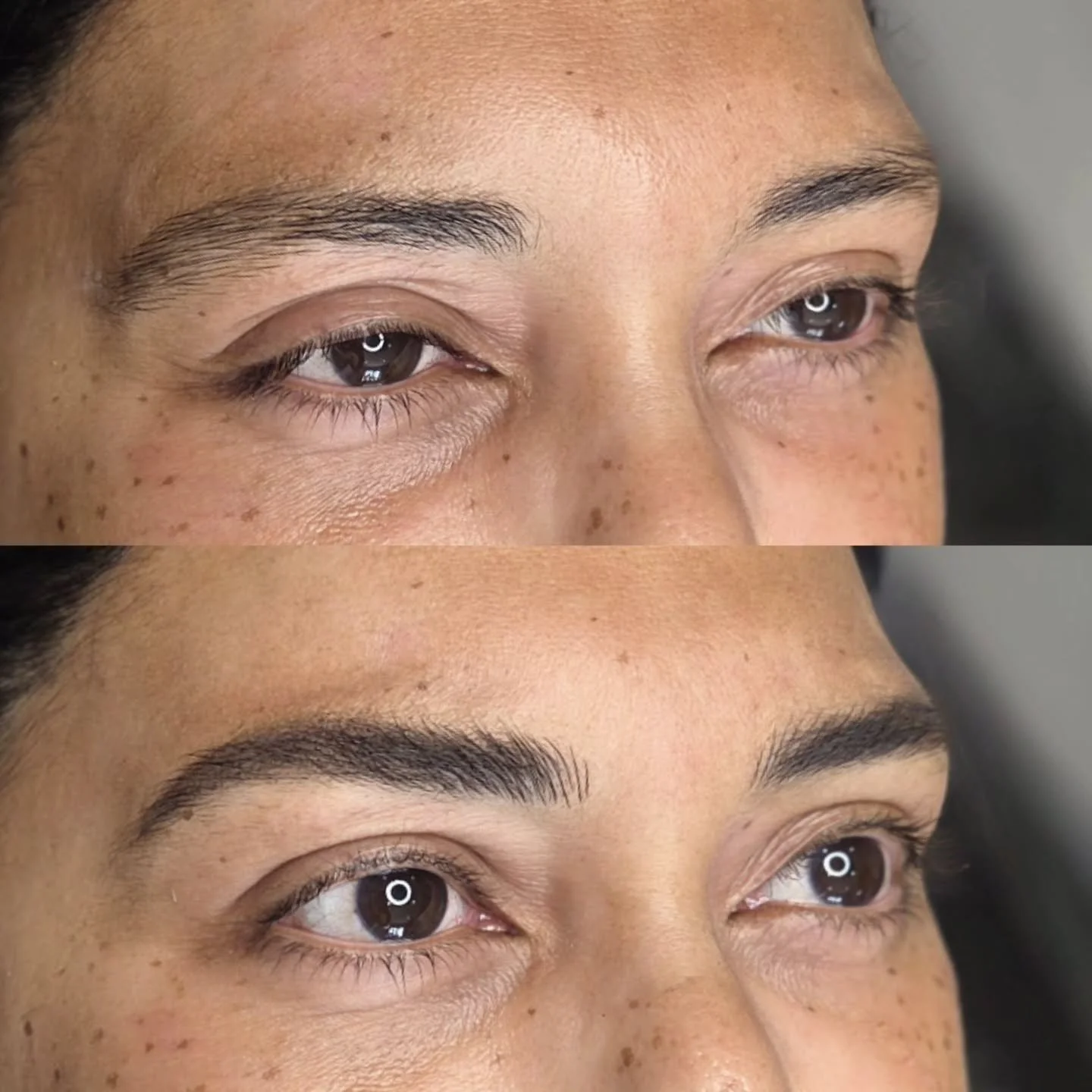 Simply adding and shaping her brows with delicate hairstrokes and shading - her arch is more lifted and her eyes appear brighter and framed, so gorgeous ❤️

#microblading #eyebrows #hairstrokebrows #spmu #wynyard