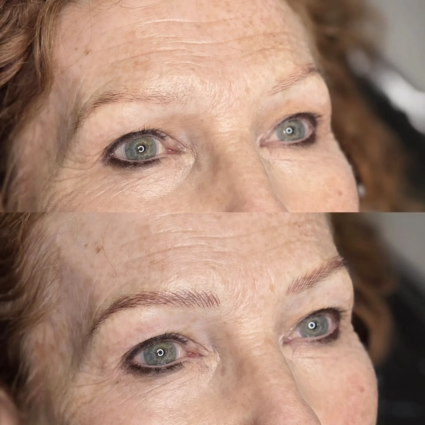 When a client comes to you with the most beautiful eyes, killer cheekbones, and flame red hair 🔥

The hairstroke brows that I've created have just completed her and are the cherry on top 👌

I've kept them super natural and soft for subtle definitio