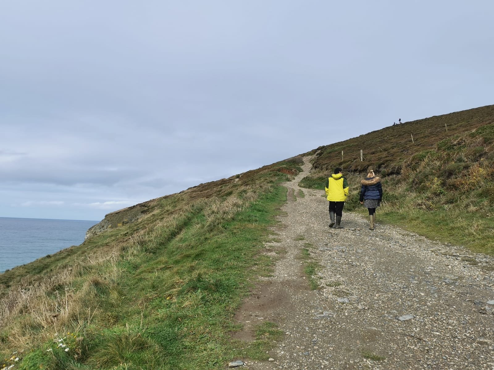 Walking near Helford in Cornwall
