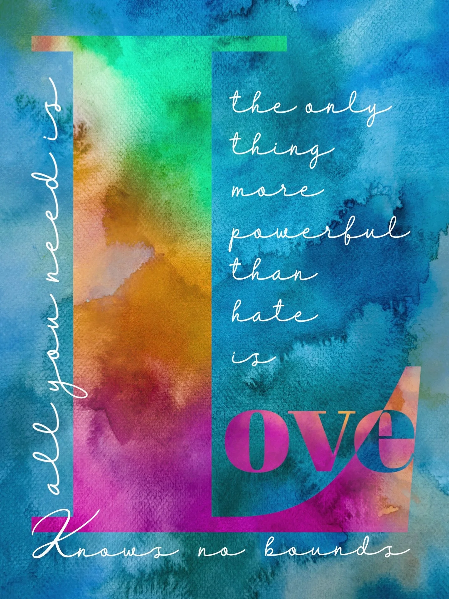 In a world full of noise, I still believe that LOVE is the strongest voice. 

Between Bad Bunny&rsquo;s halftime show celebrating love, joy, and culture and Brandi Carlile&rsquo;s soul-melting rendition of America the Beautiful before kickoff, I felt