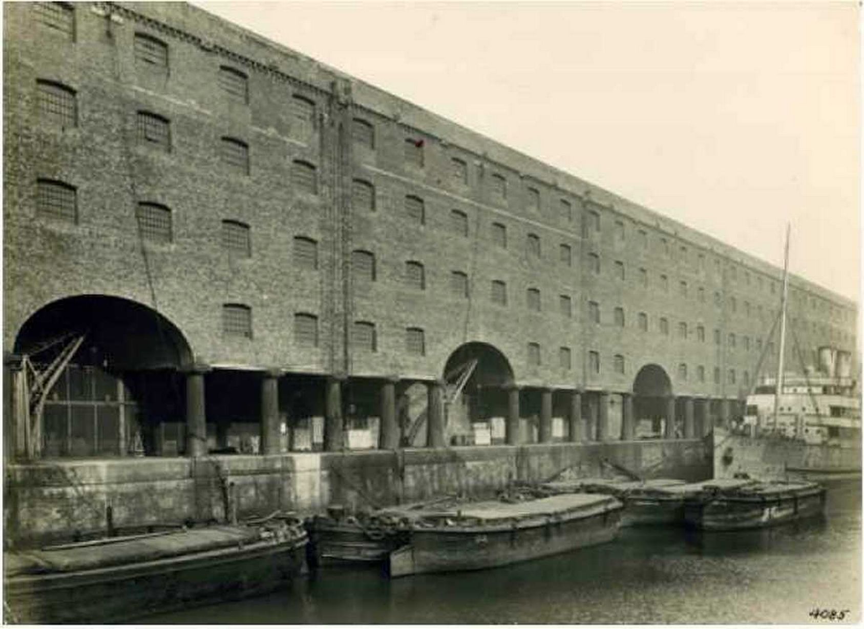 Barges at Stanley Dock, Liverpool