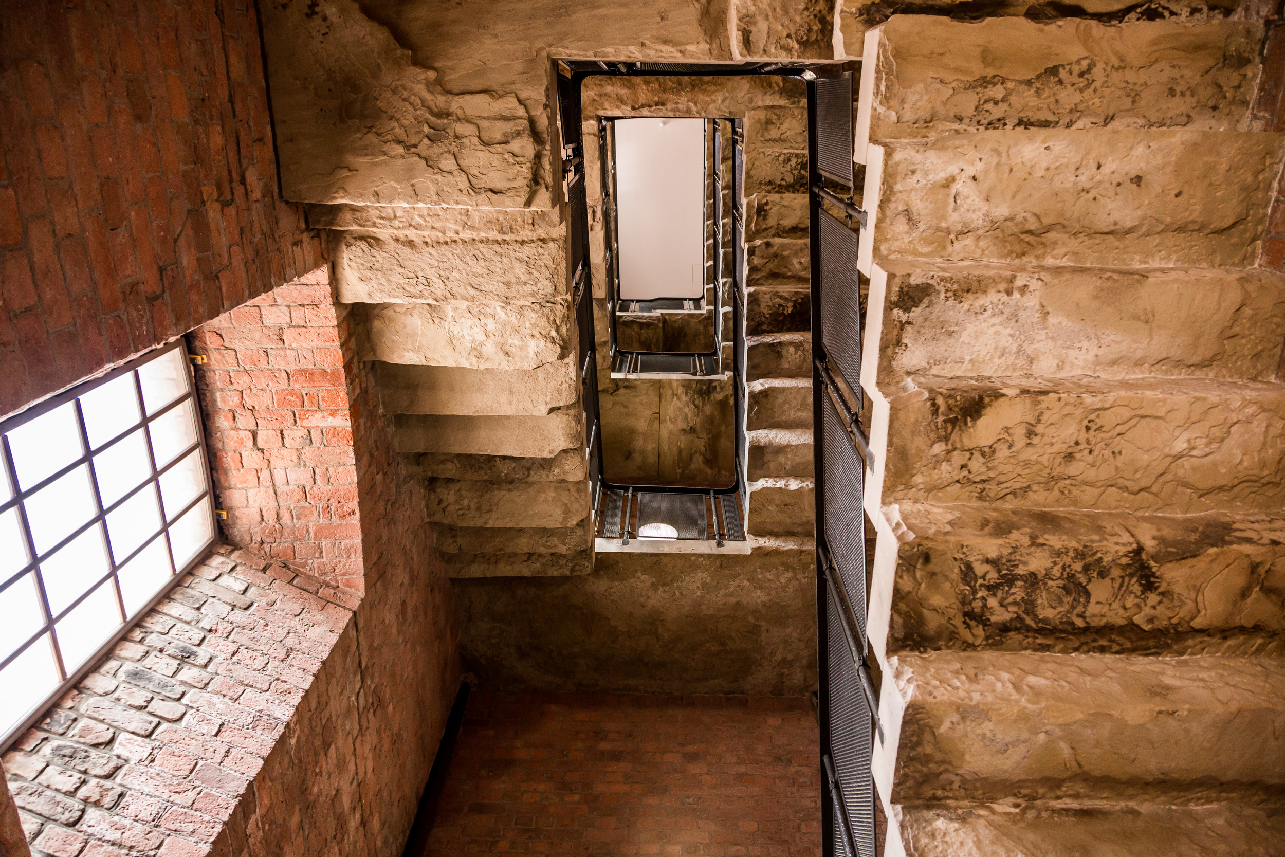Old staircase Stanley Dock, Liverpool