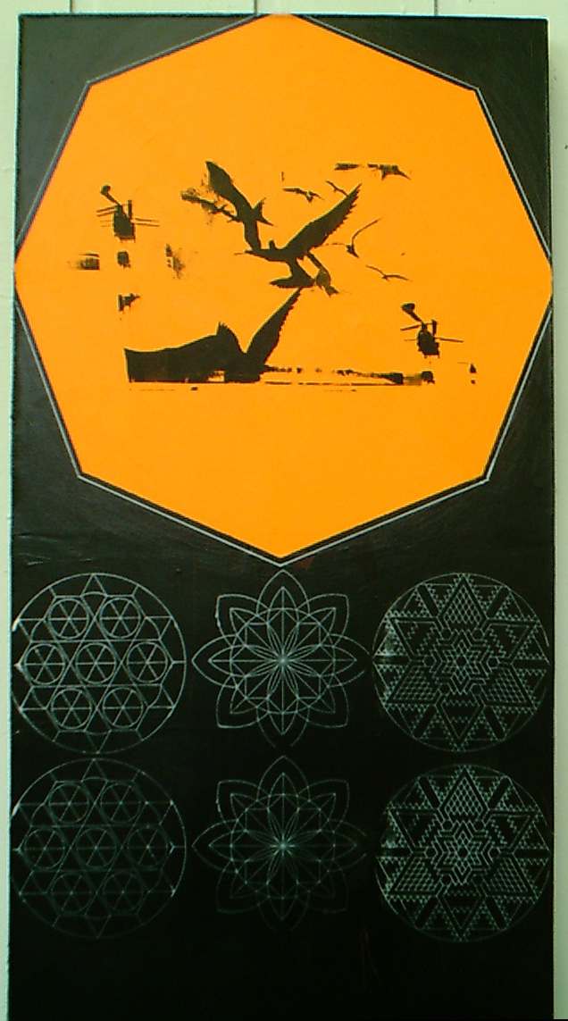 Untitled (Orange Octagon) - 2001