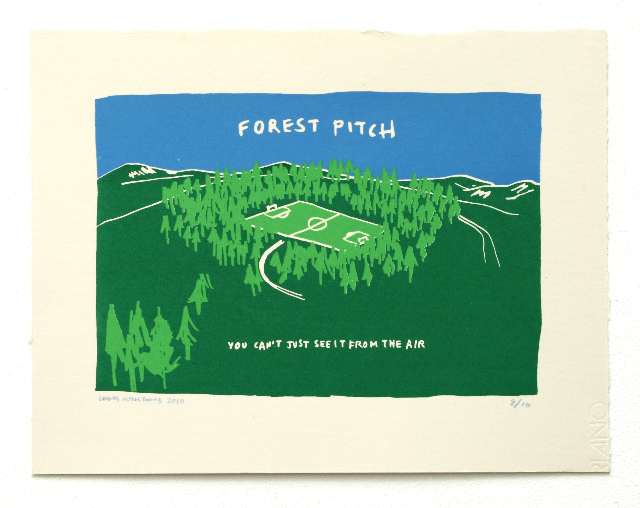 Untitled (Forest Pitch Print) (2010)