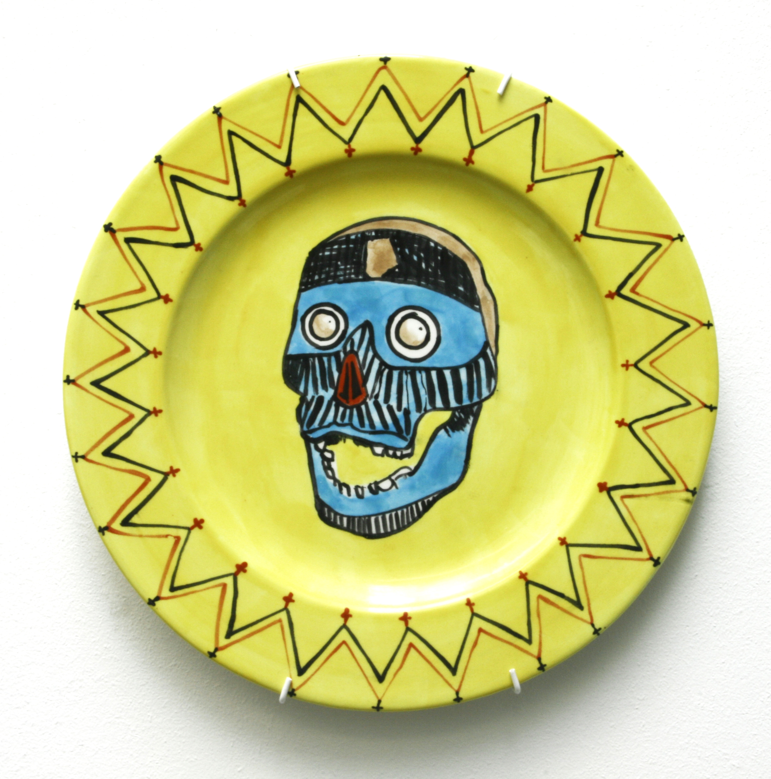 XIII Skull Overlaid With Mosaic (2010)
