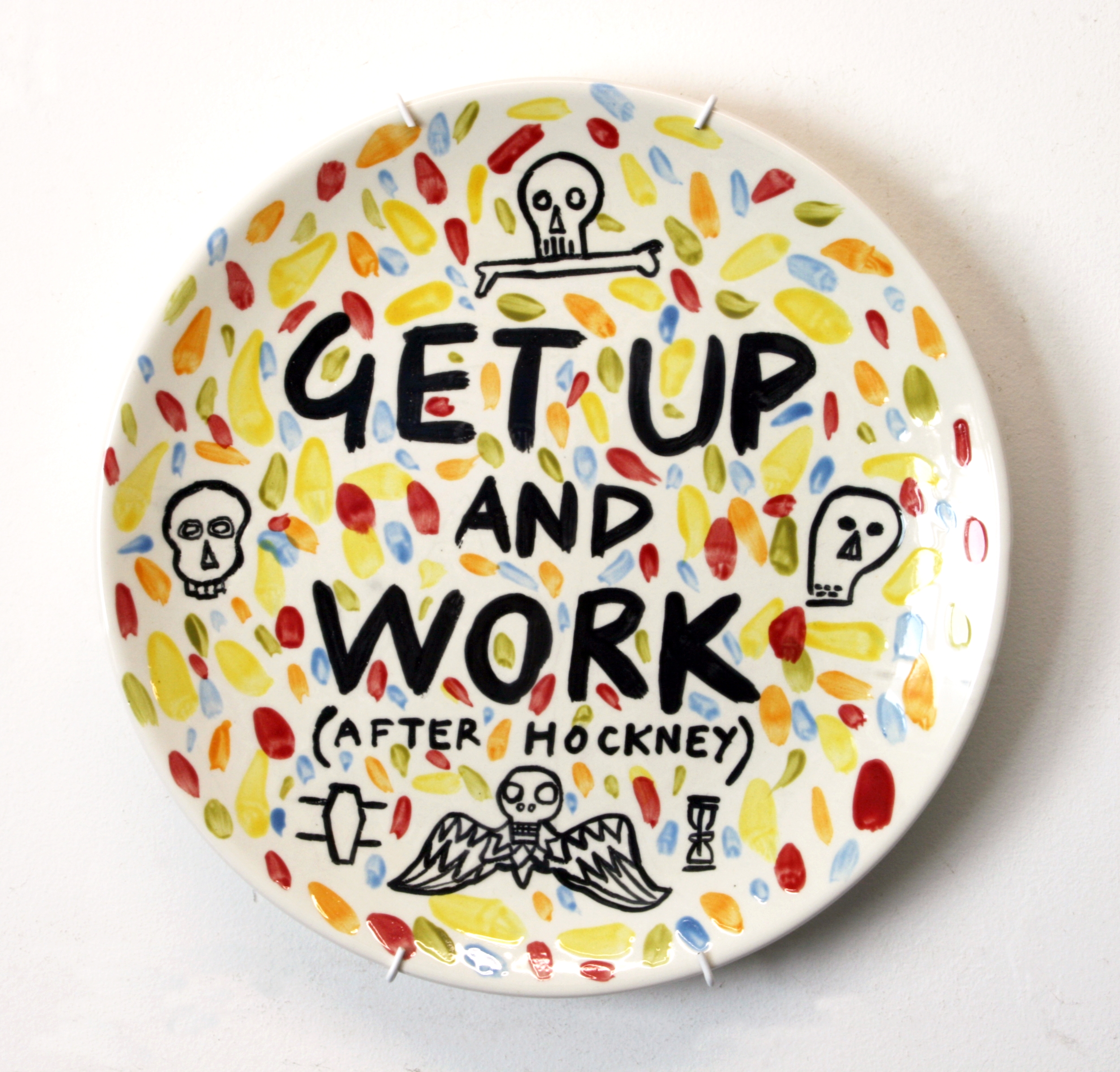 Get Up & Work (After Hockney)