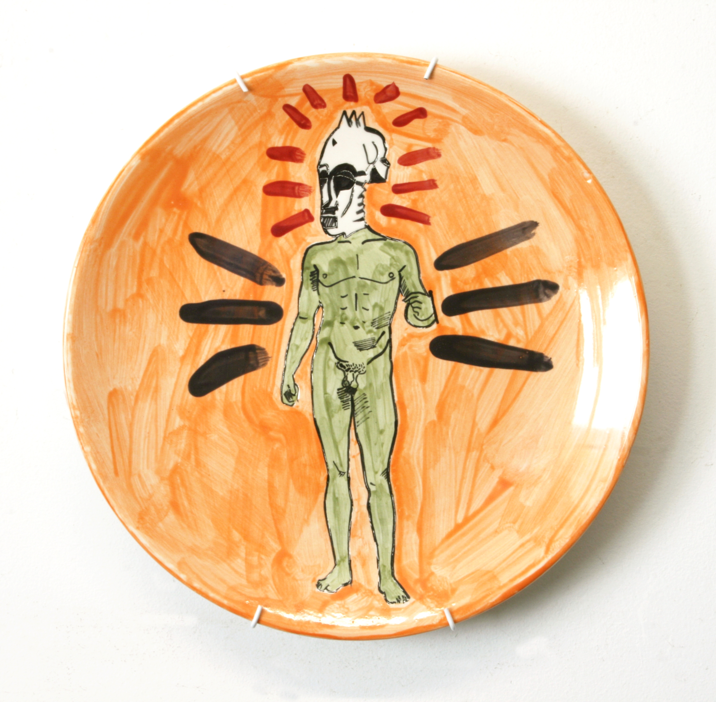 Man & Mask Plate