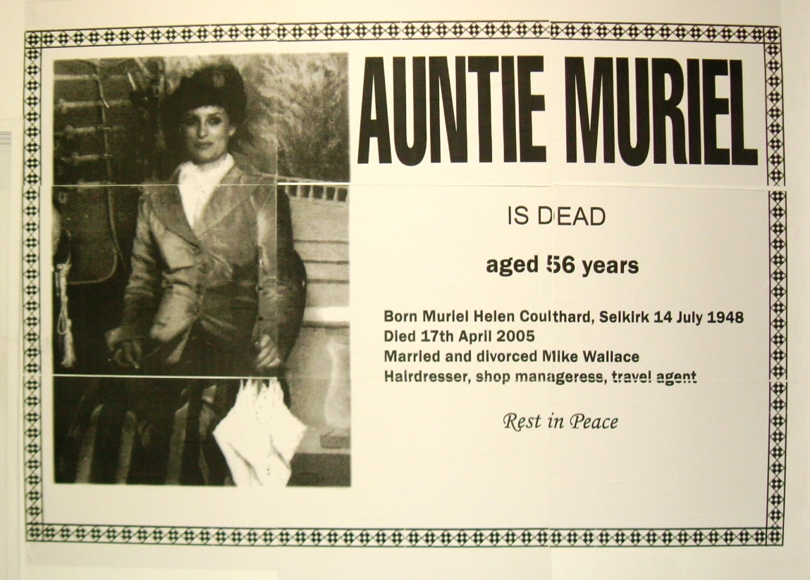 Untitled (Auntie Muriel is Dead)