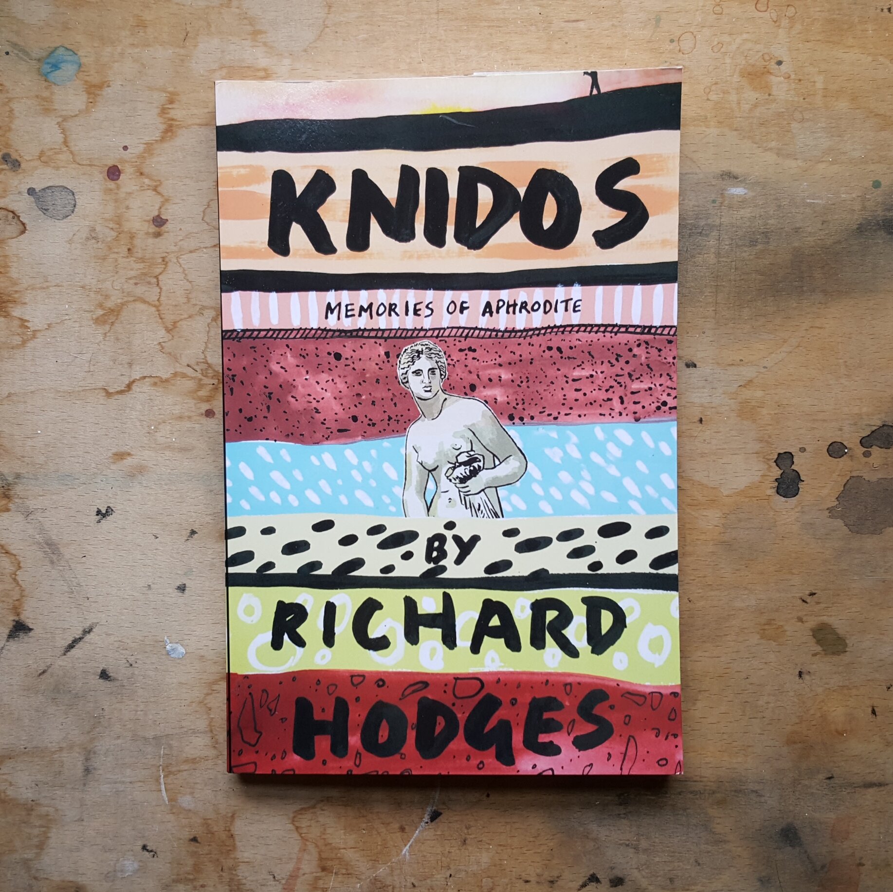 Book cover design for "Knidos" by Richard Hodges