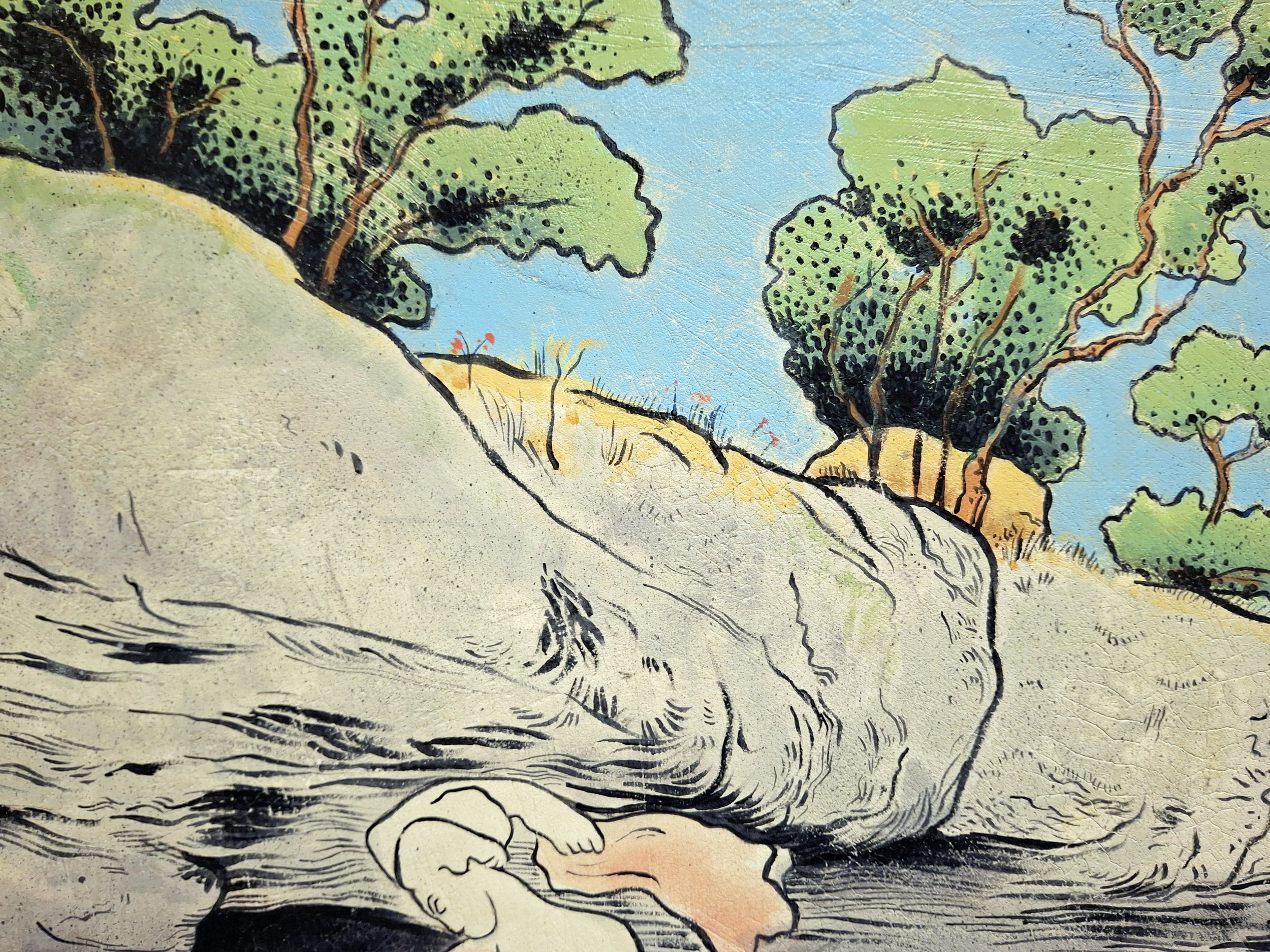 Maenads & The Secret Weapon at Cascate di Chia (detail)