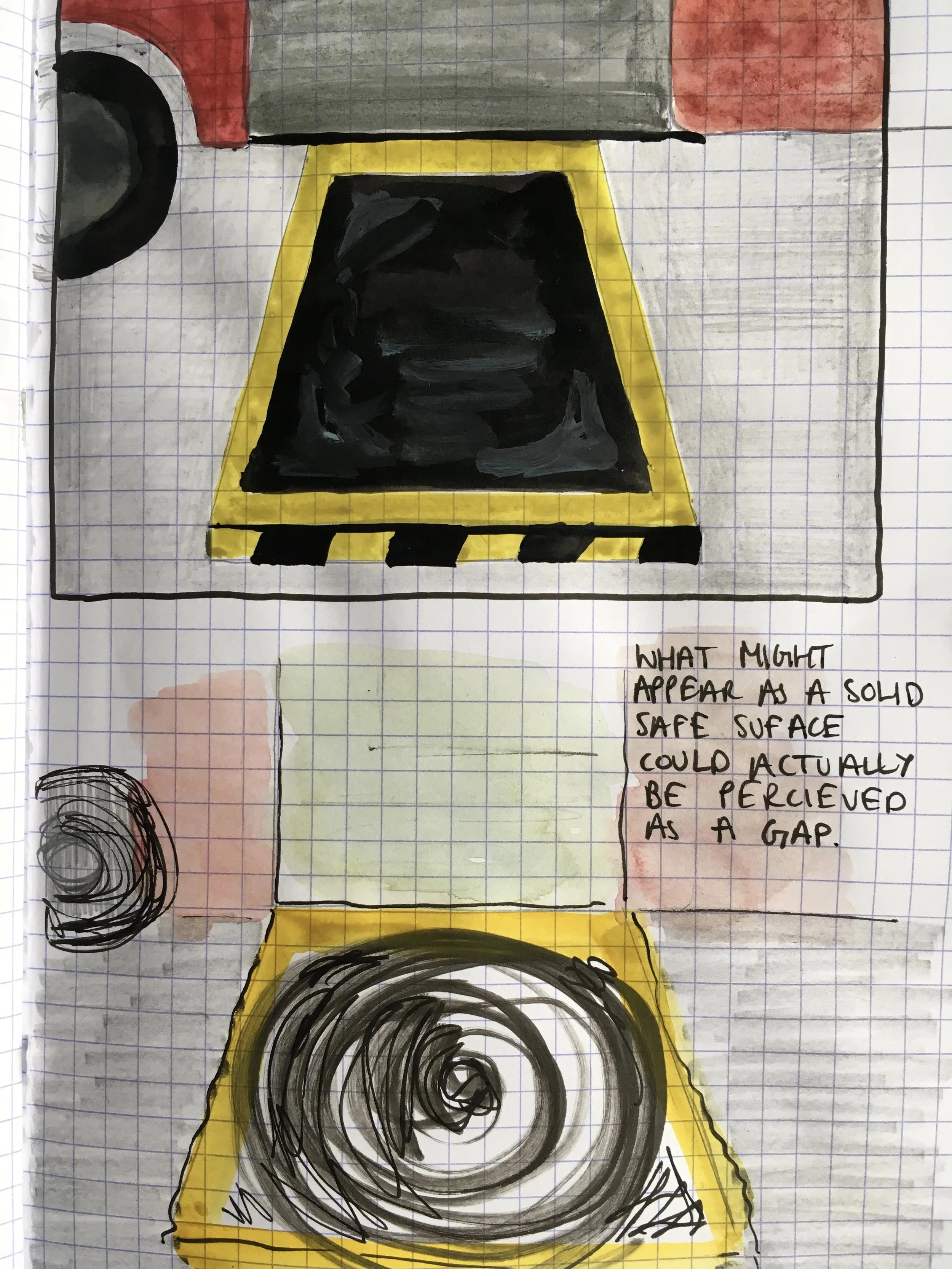 Image: sketch of a bus ramp - can we develop images with people with dementia to accurately describe experience?