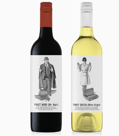 Une belle étiquette. Qui aurait aussi pu être une étiquette de bière, de marque de thé ou de coca alternatif. 