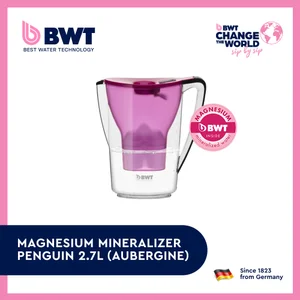 BWT Magnesium Table Water Filter Jug 2,7 L (Aubergine)