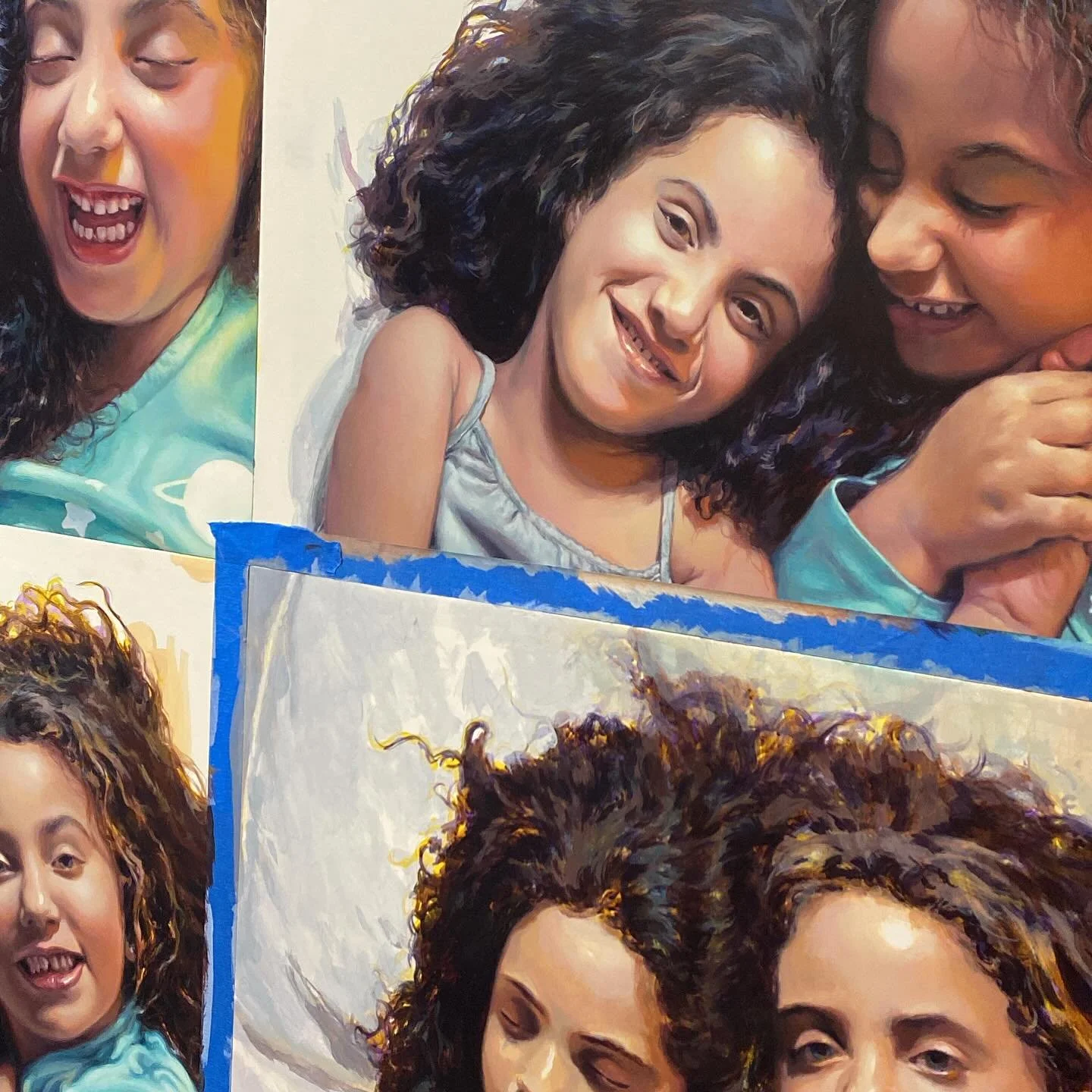 I haven&rsquo;t been posting as much this last year as I&rsquo;ve been working on something&rdquo;s&rdquo; that have been requiring a lot of my time and energy. These paintings are a culmination of years of work and planning and this series of my dau