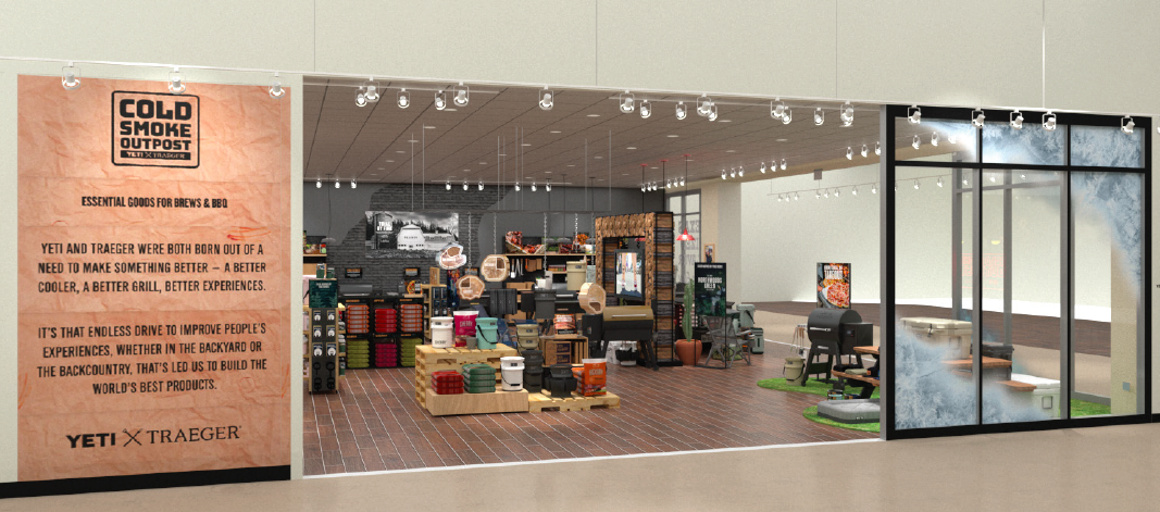 YETI X Traeger Shop in Shop