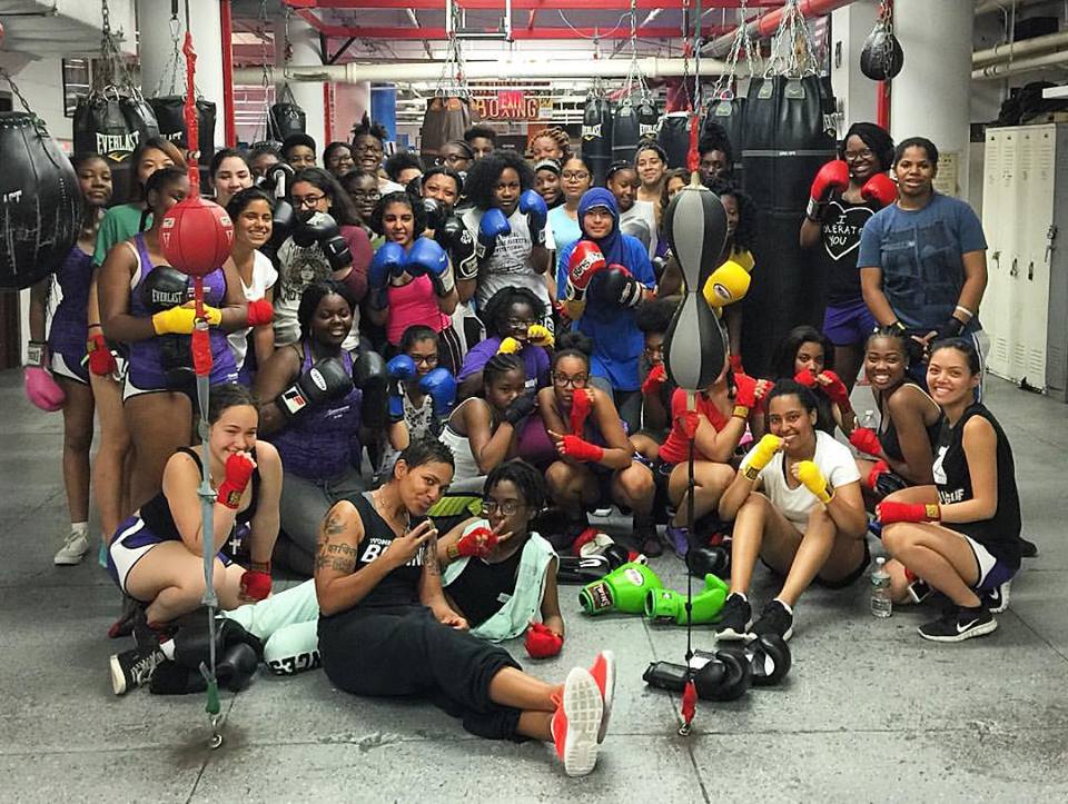 Empowering Girls Through The Sport Of Boxing Women's World of Boxing, NYC + PowerPlayNYC #ssla2016 Summer Leadership Academy ©women's world of boxing. photo by nebi.