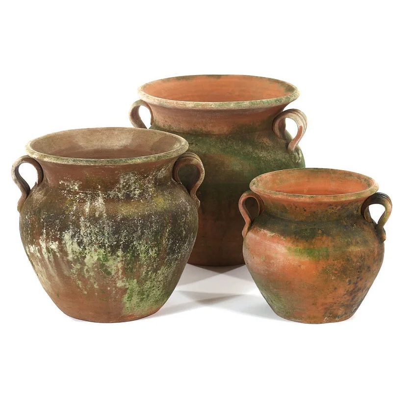 Campo de Fiori Mossed Terra Cotta Planters