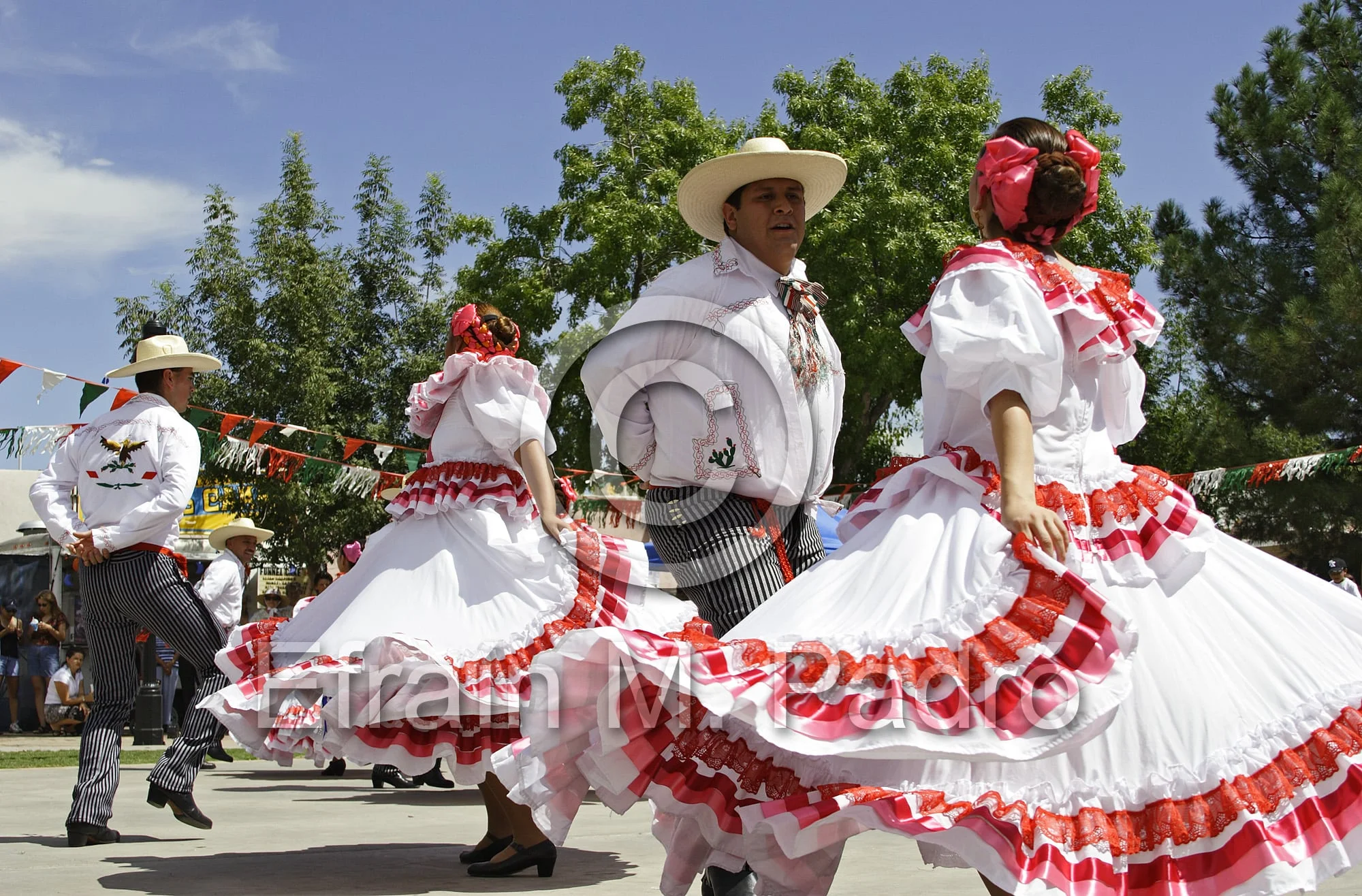 Mexican dancers, 16 de Septiembre/Mexican Independence Day Celebration, Old Mesilla, New Mexico