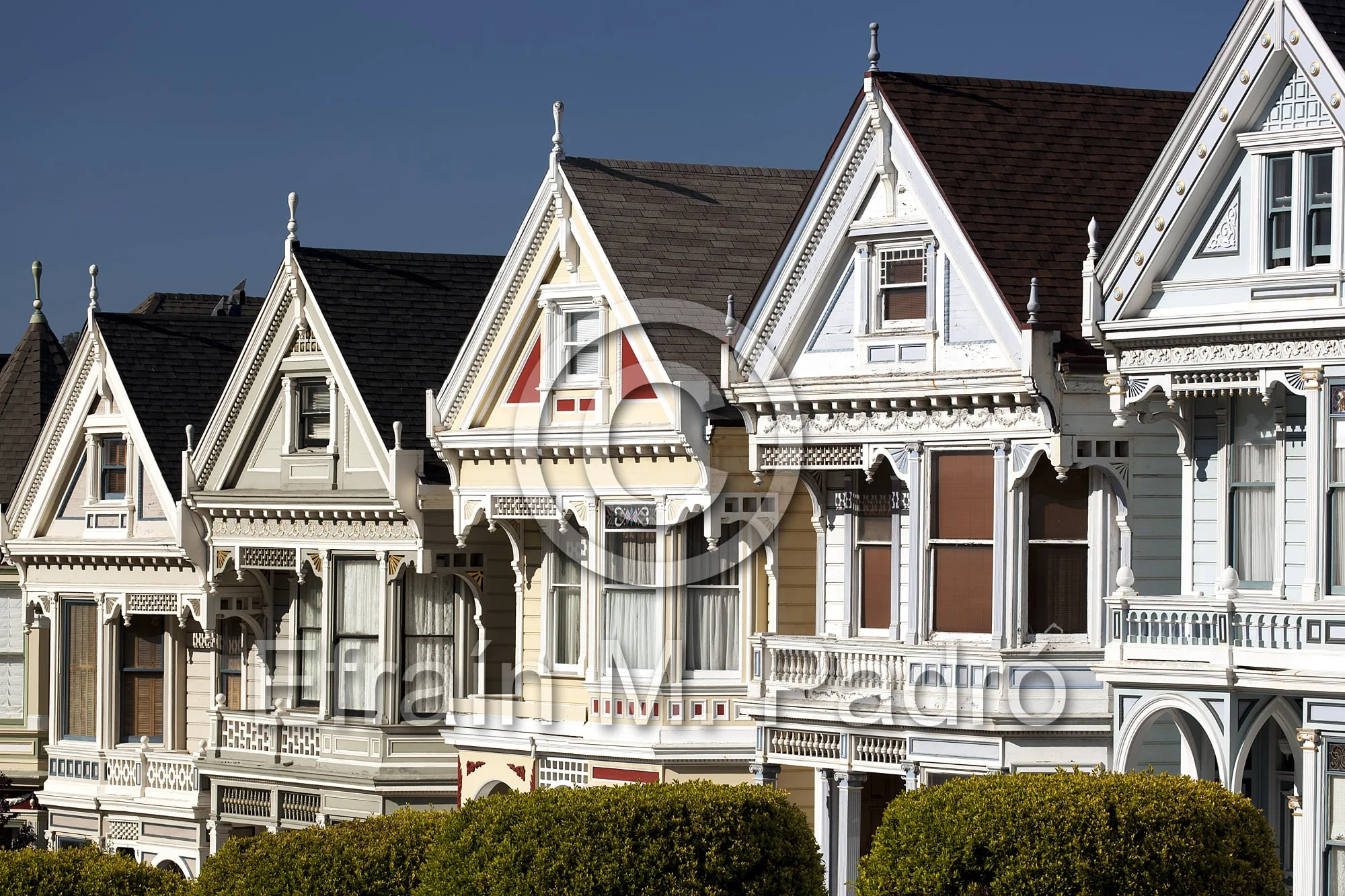 "Painted Ladies" Victorian houses, Alamo Square, San Francisco, California