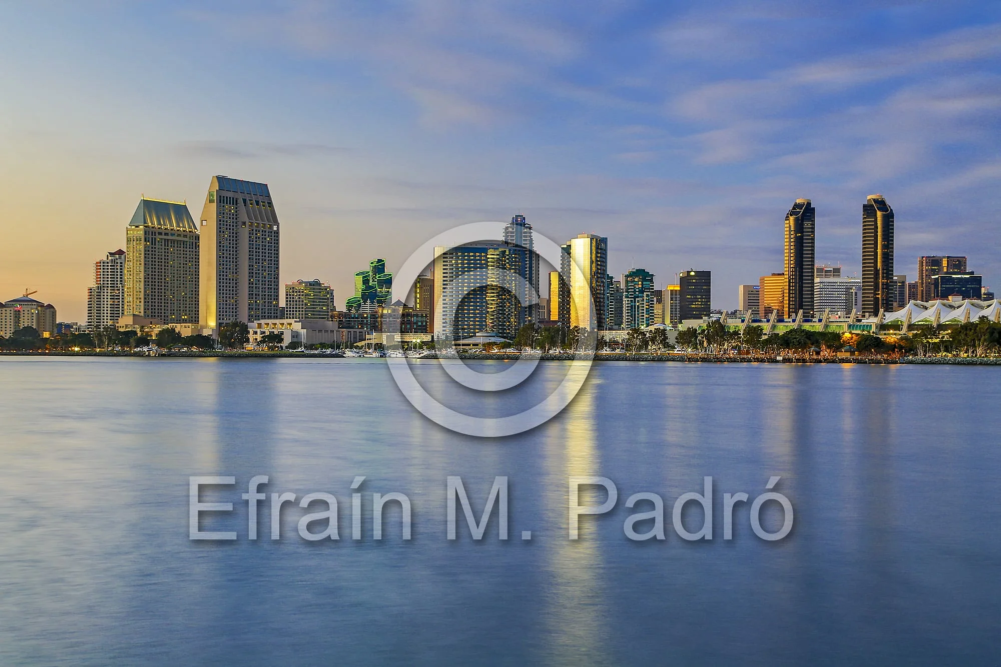 Skyline and San Diego Bay, San Diego, California