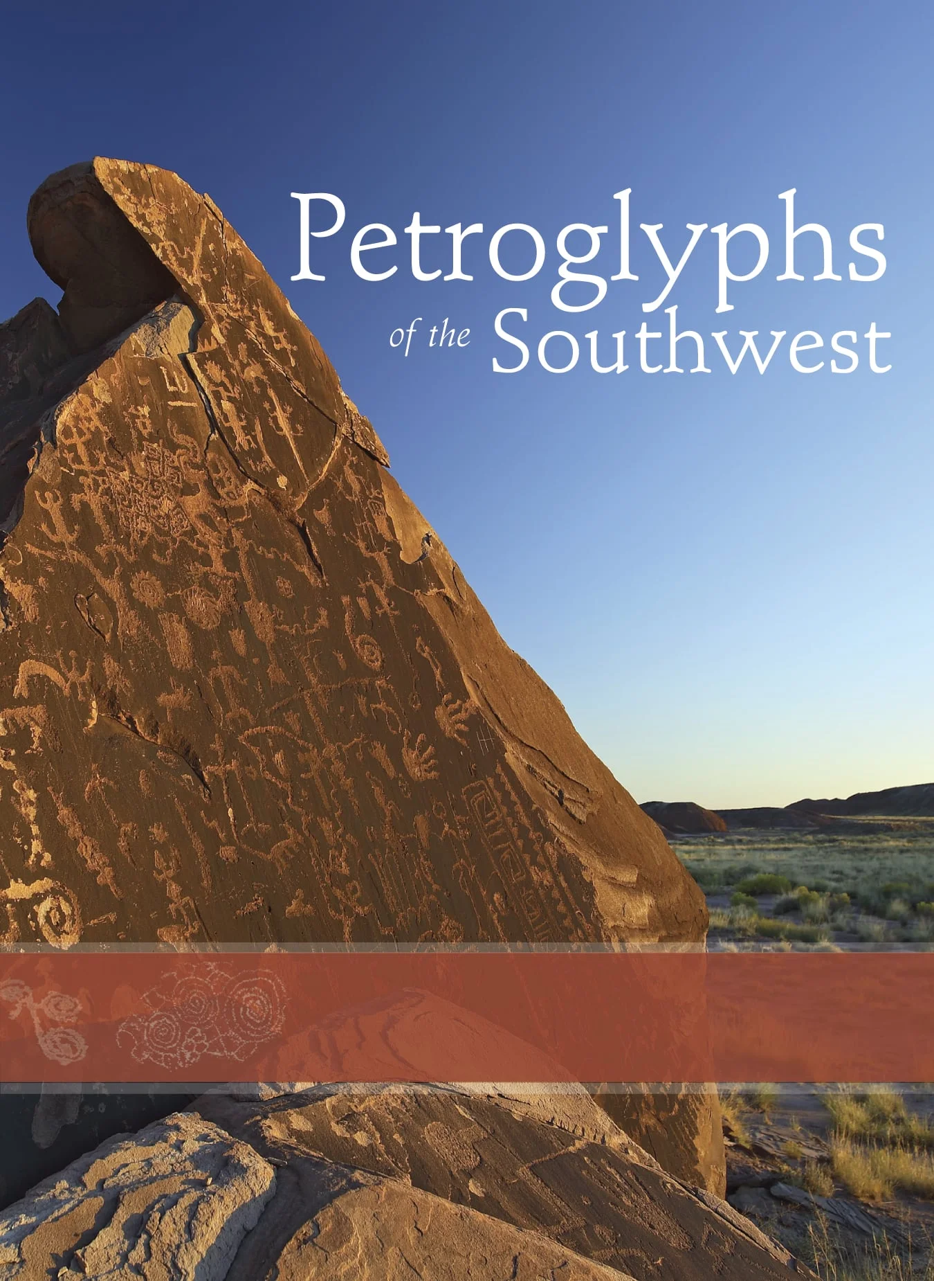 Cover, Petroglyphs of the Southwest Book (petroglyphs, Petrified Forest National Park, Arizona)