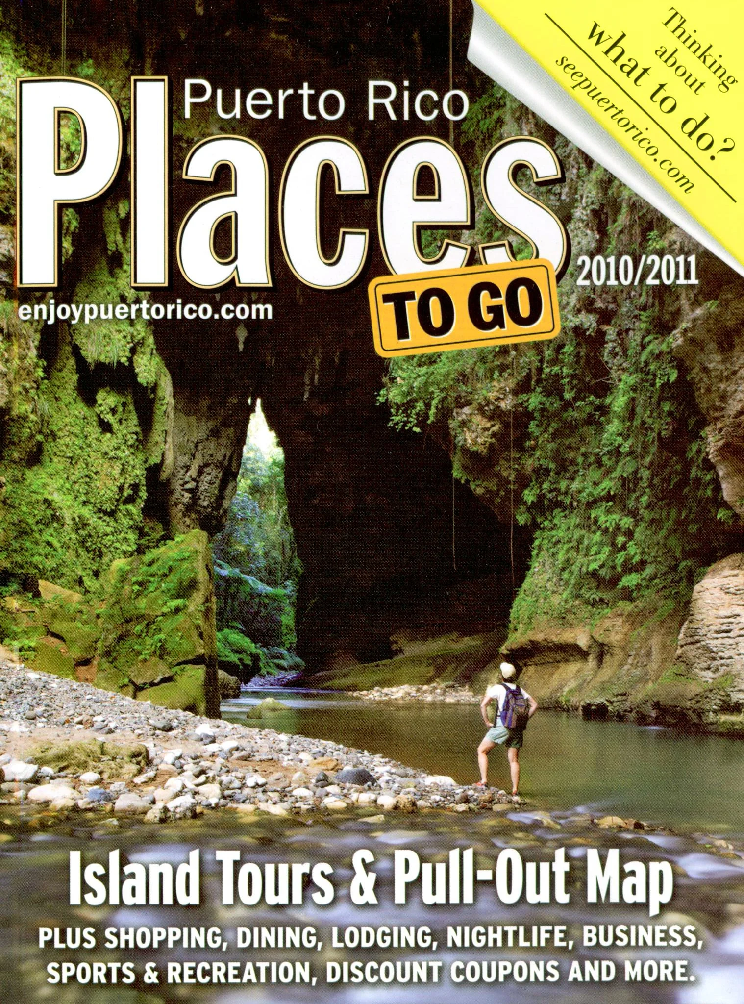 Cover, Puerto Rico Places to Go (hiker, Tanama River, Utuado, Puerto Rico)