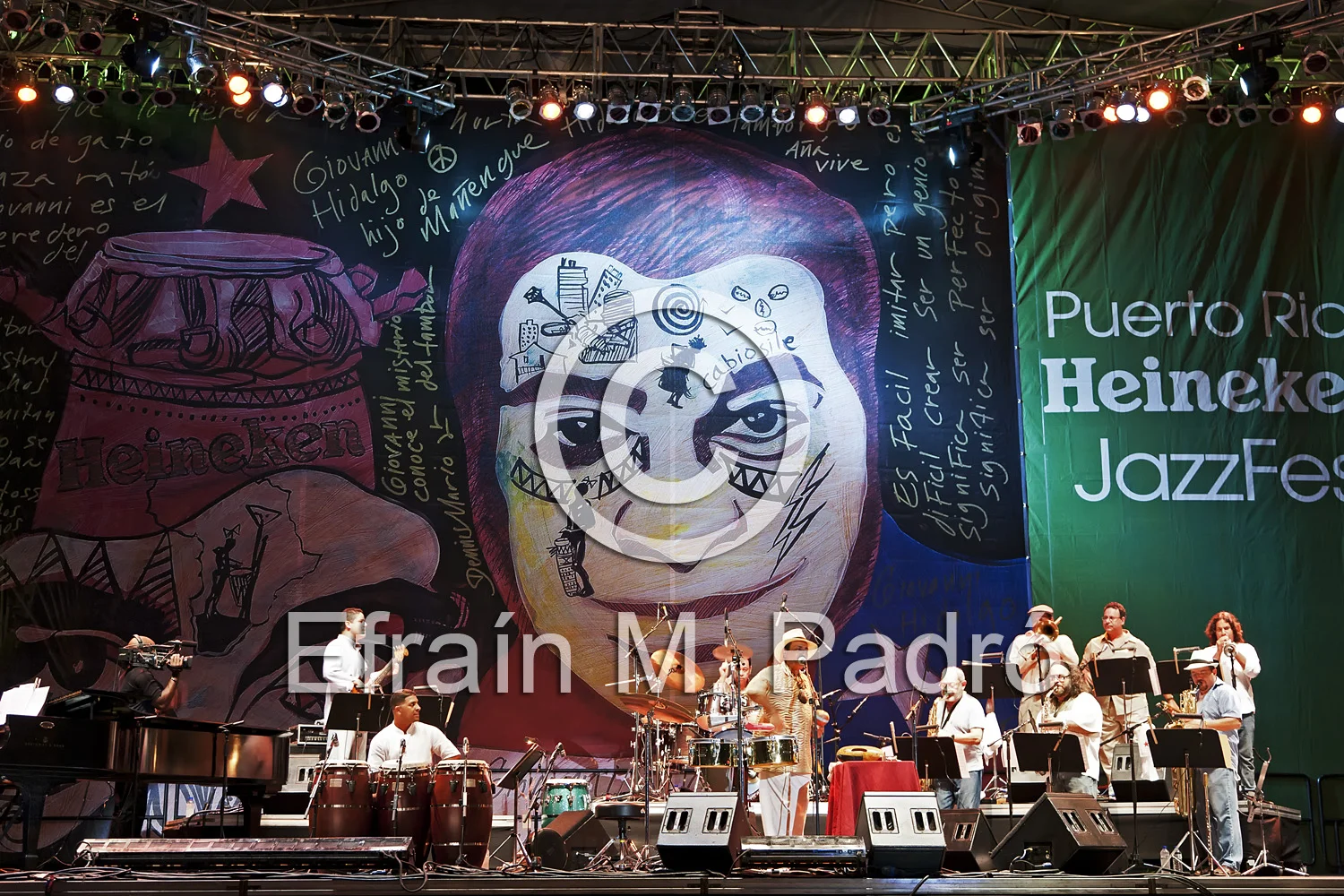 Musicians performing at Heineken Jazz Festival, San Juan, Puerto Rico