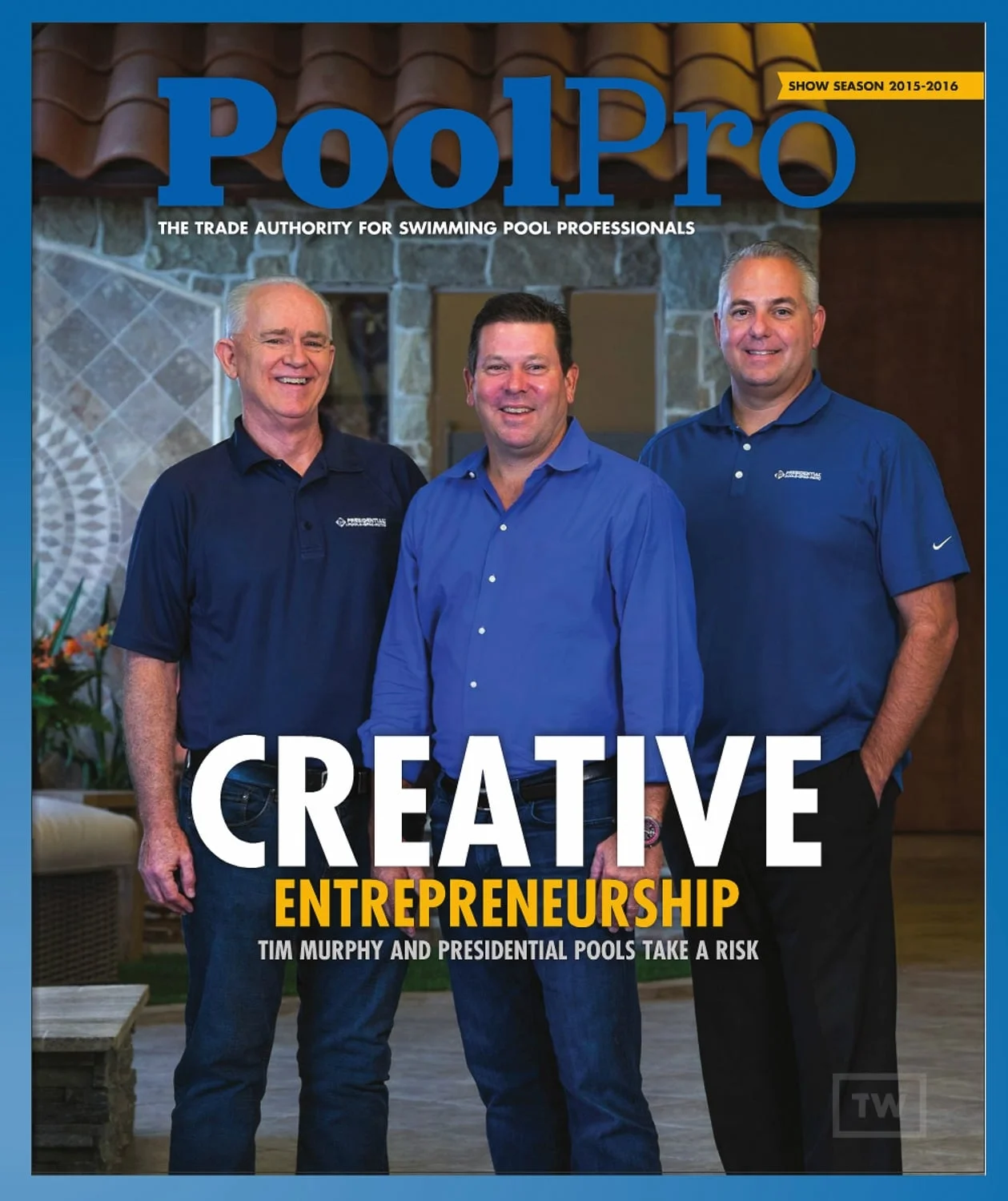 Cover for Pool Pro magazine