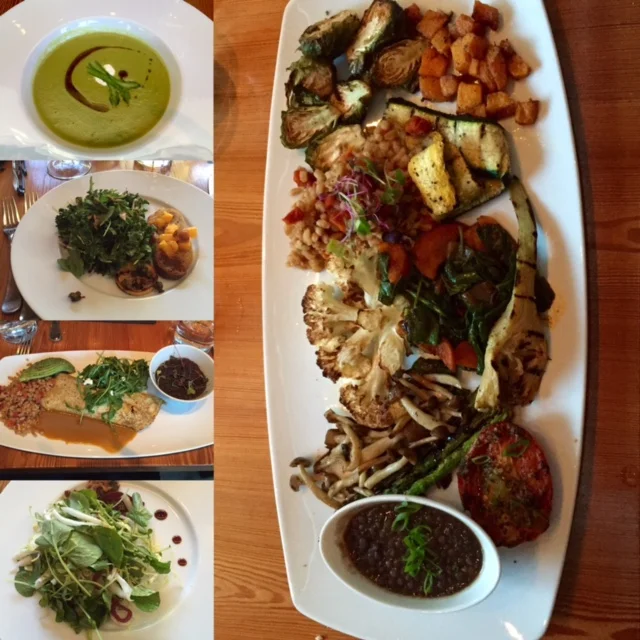 Vegan and vegetarian options at Bliss 