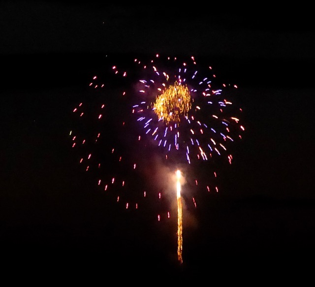 Taking pictures of fireworks from a boat is a fool’s errand but just in case there is someone out there who wanted to see some and couldn’t, boom. Happy 4th to all. Mike